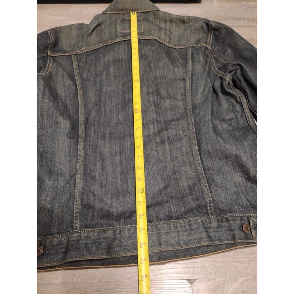Levis Relaxed Trucker Jean Jacket Sz XXL dark wash indigo blue denim - Picture 4 of 9